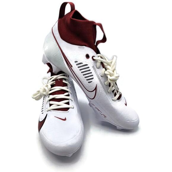 Nike Vapor Edge Pro 360 2 TB Cleats White Team Crimson Mens Size 11 NWB - Picture 1 of 16